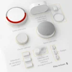 Sirène extérieure et sirène intérieure du kit Somfy Home Alarm Advanced Plus